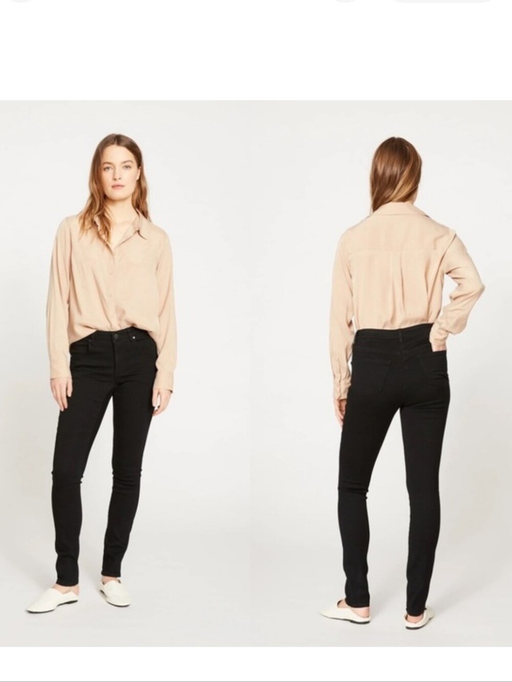 NWT Universal Standard Black Seine High Rise Skinny Jeans 32” Size 00